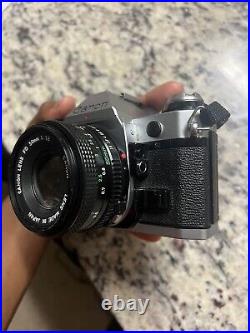 Vintage canon ae 1 program camera With 50mm Lens