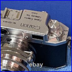 Vintage canon camera rangefinder With Lens