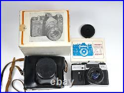 Vintage film camera ZENIT ET lens Helios 44-2 58mm F/2 BelOMO M42 in BOX