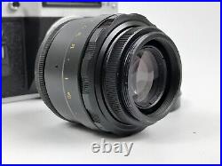 Vintage film camera ZENIT ET lens Helios 44-2 58mm F/2 BelOMO M42 in BOX