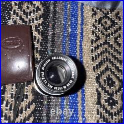 VintageRARELeica III Camera with extra lens and light meter