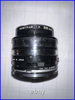 Vivitar 55mm Japan Camera Lens with Case Vintage Photography