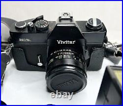 Vivitar Camera & Lens Lot 220/SL 35mm 135mm Flash & More