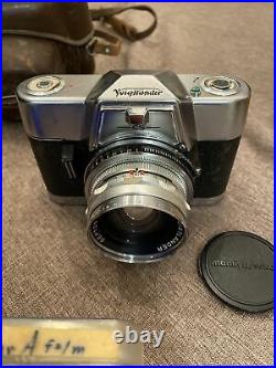 Voigtlander Bessamatic 35mm SLR Camera Super Dynarex F4 200 Septon 12/50 Lens