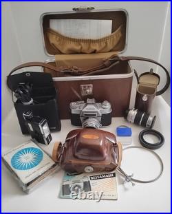 Voigtlander Bessamatic SLR 35m Camera Lens Case More Vintage Germany