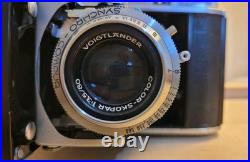 Voigtlander Perkeo II Folding Camara with Case Color Skopar Lens 135/80