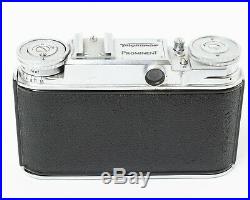 Voigtlander Prominent Camera w. Case + Ultron 50mm f/2 Lens + UV Filter & Shade