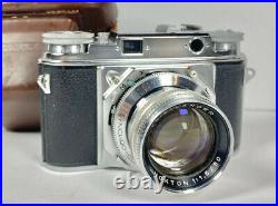 Voigtlander Prominent Nokton 11.5/50 Vintage Camera & Lens with Case Germany
