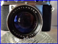 Voigtlander Prominent with Nokton 50mm f1.5 Lens