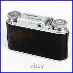 Voigtlander Prominet 35mm Film Rangefinder Camera with Nokton 50mm f1.5 Lens