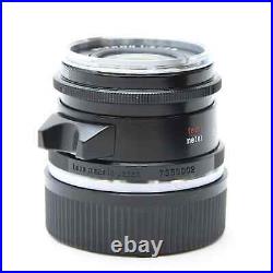 Voigtlander ULTRON Vintage Line 28mm F/2 Asph. TypeII VM Black -Near Mint