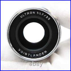 Voigtlander Ultron 35mm F/1.7 Vintage Line Aspherical VM Silver #336