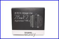 Voigtlander Wide Angle Lens ULTRON Vintage Line 28mm F2 Aspherical Type II VM BL