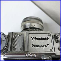 Voigtlander prominent nokton 50 11.5 Lens
