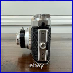 Vtg 1950s 35mm Film Camera King Regula I-Po Steinheil Cassar 12.8/f 50mm Lens