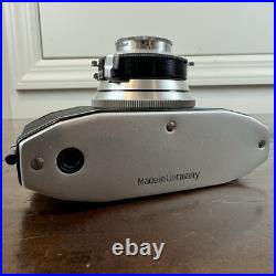 Vtg 1950s 35mm Film Camera King Regula I-Po Steinheil Cassar 12.8/f 50mm Lens