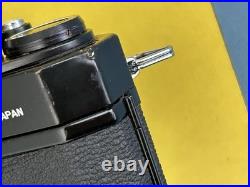 Vtg 1970s PENTAX SPOTMATC II FILM 35mm CAMERA with 50mm F1.4 FAST PRIME LENS BLACK