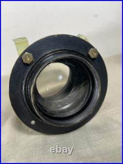 Vtg Antique Early 1900s Brass Large Camera Lens