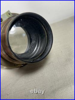Vtg Antique Early 1900s Brass Large Camera Lens