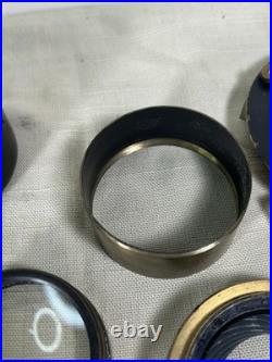 Vtg Antique Early 1900s Brass Large Camera Lens