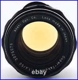 Vtg Asahi Pentax Super-Takumar 50mm f/1.4 M42 Camera Lens Made in Japan