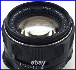 Vtg Asahi Pentax Super-Takumar 50mm f/1.4 M42 Camera Lens Made in Japan