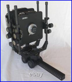 Vtg CAMBO 4x5 Rail Camera With Lens Holland Large format