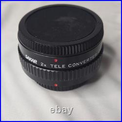 Vtg Canon FT QL 35mm SLR Film Camera with FL 50mm f1.8 + FD 28mm Lens TESTED Kit