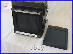 Vtg Graflex RB Super D 4x5 camera & Ektar 190mm f4.5 lens Auto Diaphragming