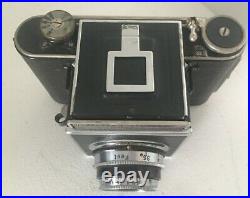 Vtg Reflex Korelle Camera with Schneider-Kreuznach Radionar 7.5cm (75mm) F2.9 Lens