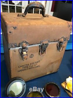 WW2 US NAVY TYPE F8 LARGE FORMAT AERIAL CAMERA MADE BY KEYSTONE With TELEPHOT LENS