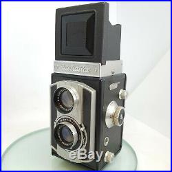 Weltaflex 6x6 120 TLR Film Camera E. Ludwig Meritar F3.5 75mm Lens TESTED #543