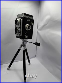 Weltaflex TLR Camera Meritar 75mm f3.5 Prontor SVS with Case & Secord Tripod READ
