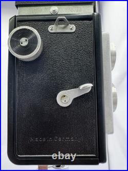 Weltaflex TLR Camera Meritar 75mm f3.5 Prontor SVS with Case & Secord Tripod READ