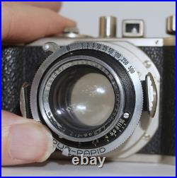 Wirgin Edinex with Xenon f2 5cm Lens Pre-War Nickel Plated Camera RARE