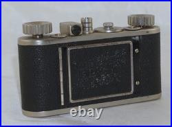 Wirgin Edinex with Xenon f2 5cm Lens Pre-War Nickel Plated Camera RARE