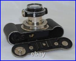 Wirgin Edinex with Xenon f2 5cm Lens Pre-War Nickel Plated Camera RARE
