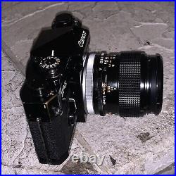 Working Canon F-1 Vintage 35mm SLR Film Camera 50mm 13.5 S. S. C. Lens #507233
