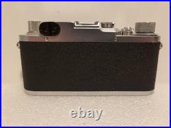 Working Leica IIIC Camera Summitar 5cm 50mm F12, original lens cap and case