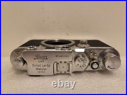 Working Leica IIIC Camera Summitar 5cm 50mm F12, original lens cap and case