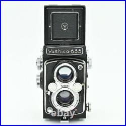Yashica 635 Twin Lens Reflex TLR 120 6x6 & 35mm Film Camera. Exc Value