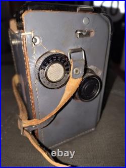 Yashica-A Camera? Yashikor 13.5 80mm lens Vintage W Leather Case 6×6