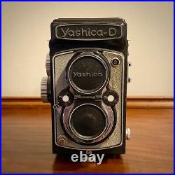 Yashica D 6x6 TLR Film Camera Yashikor 80mm F3.5 Lens