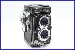 Yashica D Twin Lens Camera 80mm 3.5 Yashikor 6x6 1-1/500 1958 TLR #905