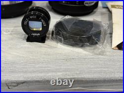 Yashica Electro 35 Wide Angle & Telephoto Conversion Lens Set with Box Vintage