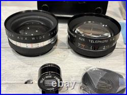 Yashica Electro 35 Wide Angle & Telephoto Conversion Lens Set with Box Vintage