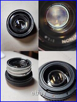 Yashica Yashinon 45mm F1.8 Rangefinder Vintage Camera Lens Mirrorless Only