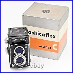 YashicaFlex Model C Twin Lens Reflex TLR 120 6x6 Film Camera MINT IN BOX