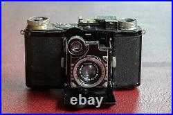 Zeiss Contax Super Nettel rangefinder, Tessar 5cm f3.5 lens case working shutter