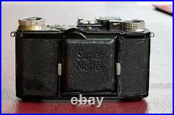 Zeiss Contax Super Nettel rangefinder, Tessar 5cm f3.5 lens case working shutter